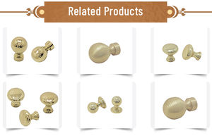 Boutons de porte et poignées de tiroir en laiton de haute qualité, faits à la main, 32 mm, personnalisés, avec installation facile, garantie de 5 ans - Product Image 3