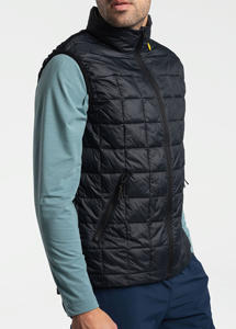 Vente en gros Gilet matelassé élégant pour hommes, vêtements d'extérieur légers et chauds isolés pour l'hiver, imperméables avec logo personnalisé - Product Image 5
