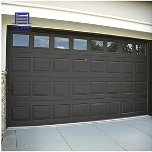 <span class=keywords><strong>Porte</strong></span> <span class=keywords><strong>de</strong></span> <span class=keywords><strong>garage</strong></span> <span class=keywords><strong>sectionnelle</strong></span> en acier sur mesure avec panneaux isolés PU, rails <span class=keywords><strong>standard</strong></span> et moteur automatique pour villas - Product Image 6