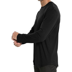 Camiseta de Manga Larga para Hombre, Transpirable, de Bajo Precio, con Logotipo Personalizado Impreso, Camiseta de Manga Larga para Hombre con la Mejor Calidad a Bajo Precio - Product Image 6