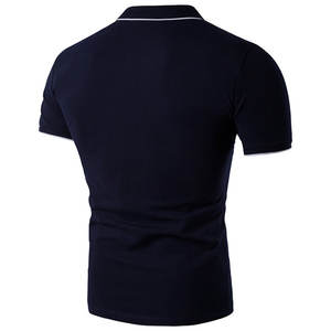 Polo de manga corta para hombre, de secado rápido y transpirable, antiarrugas, estilo caliente bordado para camiseta Polo - Product Image 2