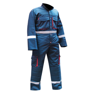Combinaison unisexe en coton mélangé Combinaison réfléchissante pour mécanicien Combinaison de travail Combinaison de protection Vêtements de travail en coton unisexe - Product Image 5