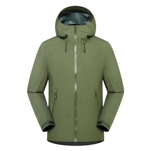 Veste de haute qualité Veste imperméable Manteau coupe-vent respirant Veste d'extérieur rigide avec capuche - Product Image 1