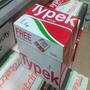 กระดาษถ่ายเอกสาร Typek A4 100% ความหนา 80 แกรม, 75 แกรม, 70 แกรม ขาย - Product Image 1