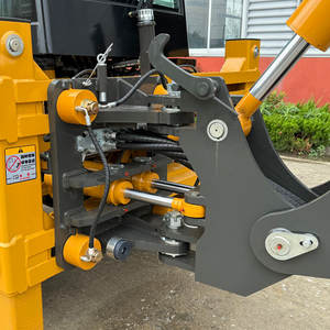 Chargeur à moteur diesel, certification CE, machine d'excavation à pelle rétro haute technologie, pelle rétro à roues avec différents accessoires - Product Image 3