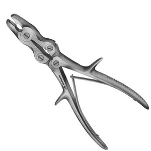 Rongeur d'os orthopédique de haute qualité Instrument chirurgical manuel à Double articulation fabriqué en acier inoxydable durable Apto - Product Image 3