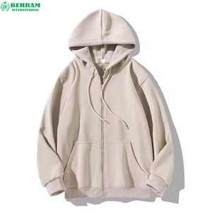 Sudaderas con Cremallera Unisex al por Mayor, 100% Algodón, Ligeras, Transpirables, Ropa de Invierno en Diferentes Colores con Pedrería para el Trabajo - Product Image 1