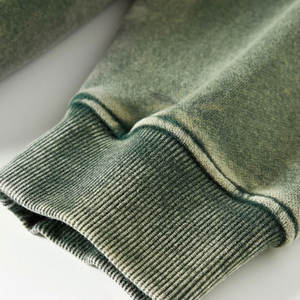 Vente en gros de sweats à capuche délavés à l'acide qualité supérieure bon marché pour hommes en stock - Product Image 5