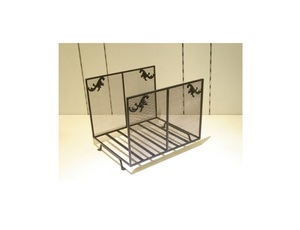Adjustable Metal All in One Black Firewood <b>Rack</b> for Home Hotel Restaurant Storage Fire Wood <b>Rack</b> Decorative Furniture - Product Image 6
