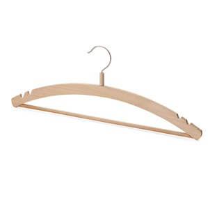 Percha de madera con barra Paños Organizador colgante Hogar Armario Material de madera natural Uso de lujo Precio al por mayor - Product Image 1