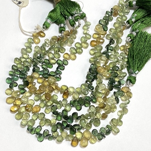 Cuentas de piedras preciosas naturales facetadas de multiapatita de alta calidad, Briolette en forma de almendra y pera, tienda de cuentas de piedra al por mayor - Product Image 4