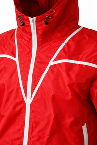 Wholesale Custom Design Hooded Zipper Jackets Sportswear Outdoor Breathable Quick Dry Lose Fit Unisex <b>Windbreaker</b> Track Suits - Product Image 4