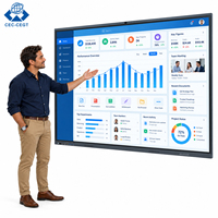Écran interactif ZDHQ, panneau interactif, tableau blanc numérique pour l'école, la salle de classe, l'éducation et l'apprentissage interactif