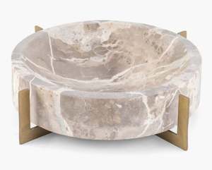 Plateau de service avec poignée Plateaux de luxe en bois blanc pour la maison et la table Plateau en marbre de service en gros sans poignée - Product Image 3