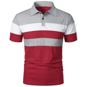 Camiseta de polo personalizada para hombre, de secado rápido Camiseta de punto de poliéster 100% transpirable, camiseta de golf de talla grande en blanco por sublimación - Product Image 4