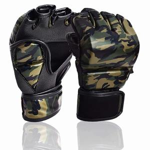 ถุงมือชกมวยครึ่งนิ้วถุงมือ MMA สำหรับชกมวยดีไซน์ของคุณเอง - Product Image 2