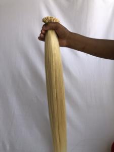 Temple indien brut de qualité supérieure 24 ''#613 Extensions droites en I à pointe unique donneur de cheveux liste de prix de gros fournisseur indien - Product Image 4