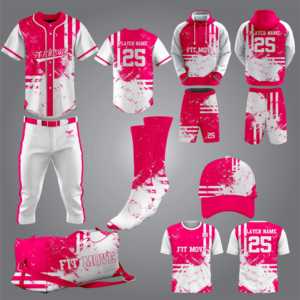 ชุดเบสบอลแบบกระดุมเต็มตัว คุณภาพสูง ผลิตตามสั่ง พร้อมชุดคอมโบ แห้งเร็ว ระบายอากาศได้ดี รีไซเคิลได้ ใส่ได้ทั้งชายและหญิง รับผลิตแบบ OEM ODM - Product Image 1