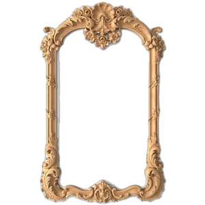 Antique Design Wooden <b>Mirror</b> Frame with Intricate Detailing for <b>Vintage</b>-inspired Home Decor Available at Wholesale Rate - Product Image 6