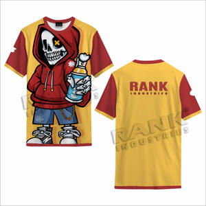 Camiseta estampada de manga corta para hombre Camisetas personalizables de cuello redondo para hombre Camisetas para hombre al por mayor - Product Image 3