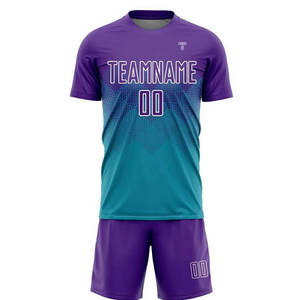Vêtements de sport, uniforme de football, couleur personnalisée, logo imprimé de haute qualité sur le devant, antibactérien, 100% polyester, impression numérique pour adulte - Product Image 3