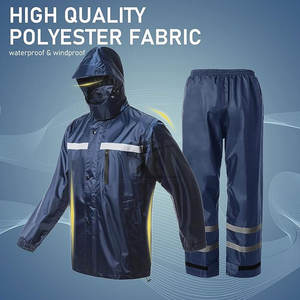 Marque privée de haute qualité Survêtements de pluie pour hommes Personnalisez votre propre conception Survêtements de pluie pour hommes à bas prix - Product Image 2
