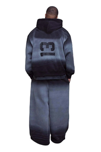 Survêtements pour hommes Streetwear avec logo personnalisé Respirant Hiver 100% coton polaire Écologique - Product Image 6