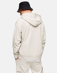 Sweat à capuche long pour homme, respirant, anti-plis, séchage rapide, hiver, uni, avec logo frontal, en molleton coton/polyester, style décontracté urbain - Product Image 2