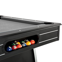 Club comercial barato pizarra Brunswick estilo americano mesa de billar 7 pies
