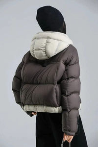 Chaquetas Acolchadas de Invierno Hechas a Medida para Mujer, Transpirables, Gruesas y Cálidas, con Cierre de Cremallera, Diseño con Logotipo, Relleno de Algodón - Product Image 6