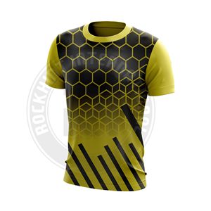 T-shirt unisexe en jersey de coton, matière tricotée confortable, sensation légère, idéal pour l'été, tenue décontractée et usage détente. - Product Image 4