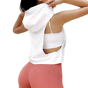 Vêtements de sport pour femmes Sweats à capuche sans manches Sweat à capuche sans manches de haute qualité - Product Image 5
