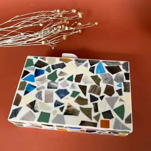 Trending Mirror Diamond Resin Clutch Imitation Pearl Gold Plated Luxury Butterfly Solid Charm Bag Complete Set Women's Wedding - Product Image 1