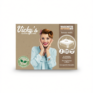 INFORNABIO Blanc 3217104 Lot de 3 barquettes jetables (23x16.5x6cm) pour Virinnova 950ml en aluminium jetable - Product Image 3