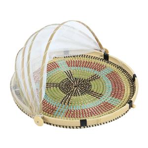 Best Selling High Quality Coiled Seagrass Tray String <b>Woven</b> Seagrass Serving Trays for Laundry Storage - Product Image 2