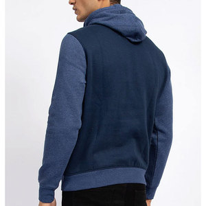 Sudadera con capucha de lana de algodón de gran tamaño para hombre, jersey de calle con hombros caídos y diseño bordado - Product Image 2