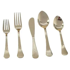 Ensemble de couverts en acier inoxydable poli miroir élégant Couverts modernes pour repas, voyage et usage quotidien, couteau à fourchette inclus - Product Image 6