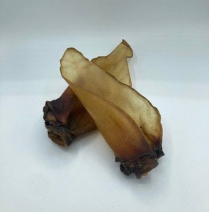 ที่กัดเคี้ยว100% แบบแห้งหูควายหูแห้งควายหูวัวรมควันฟอกขาวปลอดภัยต่อสุขภาพอาหารสัตว์เลี้ยงจากอินเดีย - Product Image 3