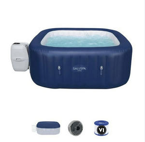 NUEVO EN STOCK SALUU-SPAA HAWAAII AIRRJETT BUBBLES, Jacuzzi Inflable con Burbujas de Masaje para 4 a 6 Personas, Portátil, Cuadrado, para Exteriores - Product Image 1
