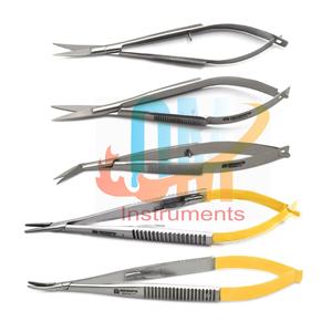 Nouvel ensemble d'instruments de microchirurgie dentaire professionnel de 5 pièces, outils électriques manuels, instruments de microchirurgie en acier inoxydable |   OldMed - Product Image 2