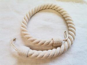 Crema de algodón francés Vintage Passementerie cuerda cortina Tieback - Product Image 4