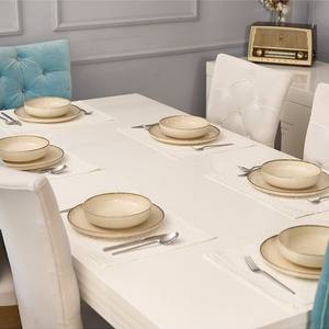 2 Piece 100% Cotton <b>Placemat</b> Set Decorative Table Mat 35x45cm Durable Washable Elegant Dining Table Accessories - Product Image 2