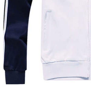 Customized Custom Print Logo 2Pcs Jacket High Quality Comfortable White Outdoor Sportswear Polyester/Cotton for Autumn Season - Product Image 2