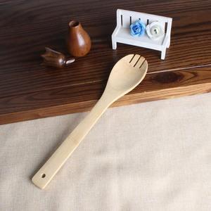 Utensilios de cocina de bambú de la mejor calidad al precio más barato, juego de espátulas naturales biodegradables - Product Image 5