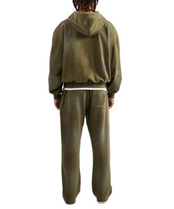 Ensemble de survêtements décontractés d'hiver en polaire technique à faible MOQ pour hommes - Ensemble pantalon de jogging et pantalon de survêtement - Product Image 1