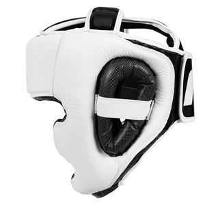 Casque de boxe en cuir PU, protection du visage, fermeture réglable à boucle et crochets, unisexe, adulte, casque de sport - Product Image 5