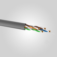Câble réseau LAN DMIS CAT6-1 8 conducteurs en cuivre, intérieur, UTP FTP, 4-2 paires blindées, PVC, pour la communication
