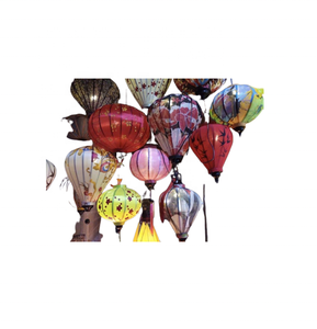 Linternas de seda auténticas de primera calidad de Hoi An Vietnam, linternas decorativas hechas a mano perfectas para festivales y suministros de exportación - Product Image 4