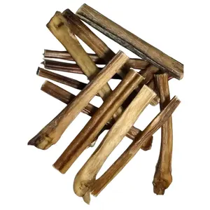 Grass Fed Buffalo Bully Sticks Comida para perros Buffalo Pizzle Stick Grain-Free fortalece las articulaciones Ideal para perros adultos mayores y pequeños - Product Image 2