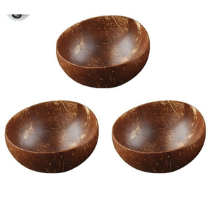 Cuencos de Coco Pulidos Ecológicos y Duraderos, Personalizados, Baratos, al por Mayor, Naturales, para Servir Ensaladas, Vajilla - Product Image 3